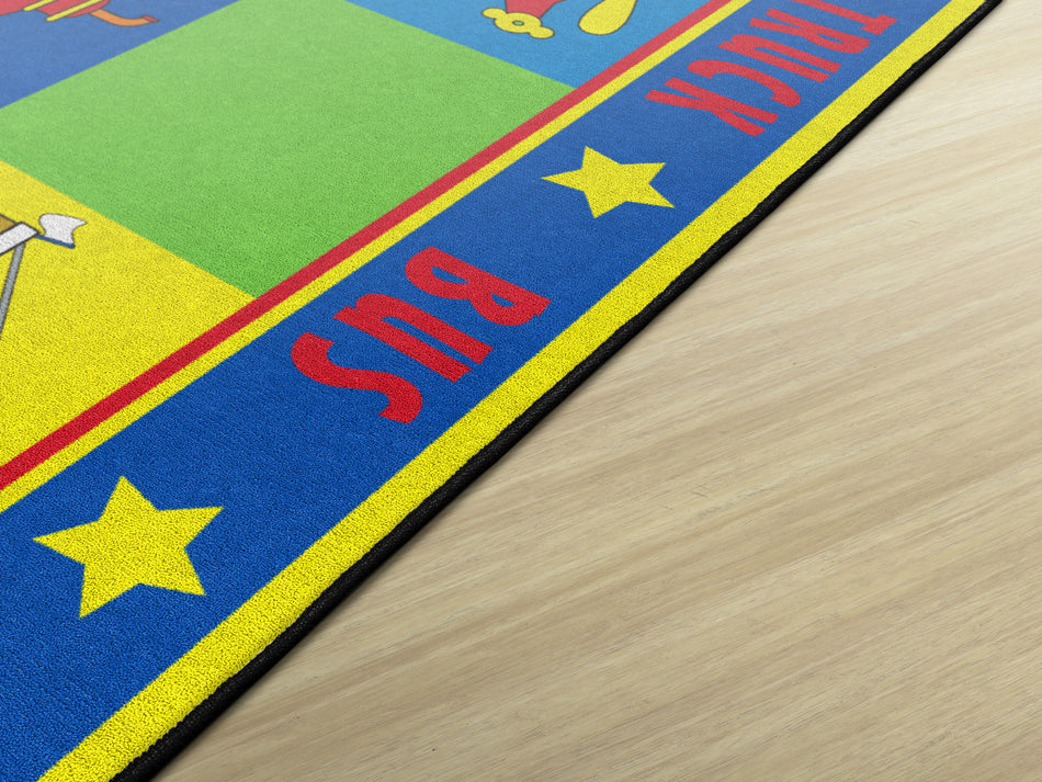 VEHICLE SEATING (Seats 24) RECTANGLE CARPETS 7'6 x 12'