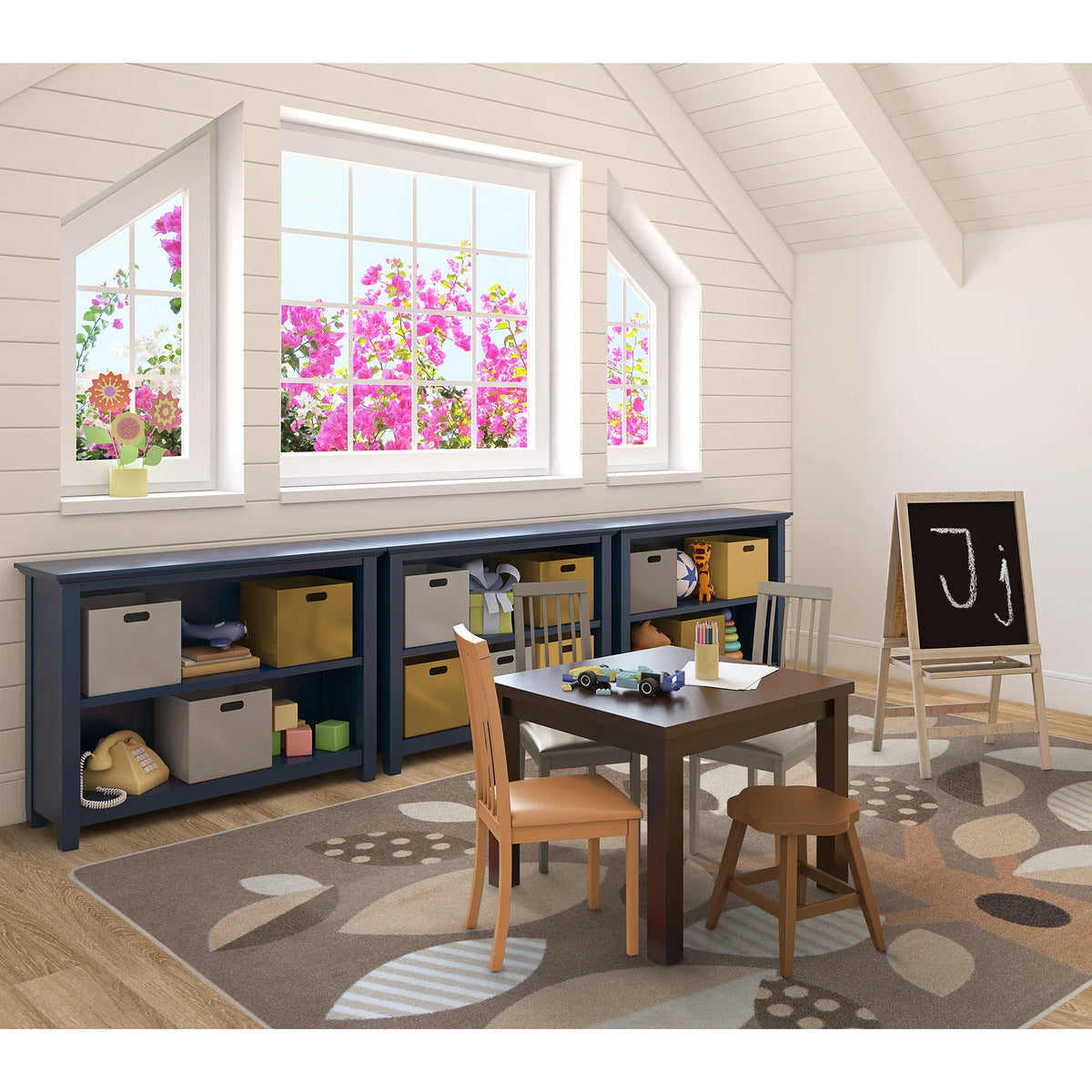 Shady Grove 5'4" x 7'8" area rug in color Neutral