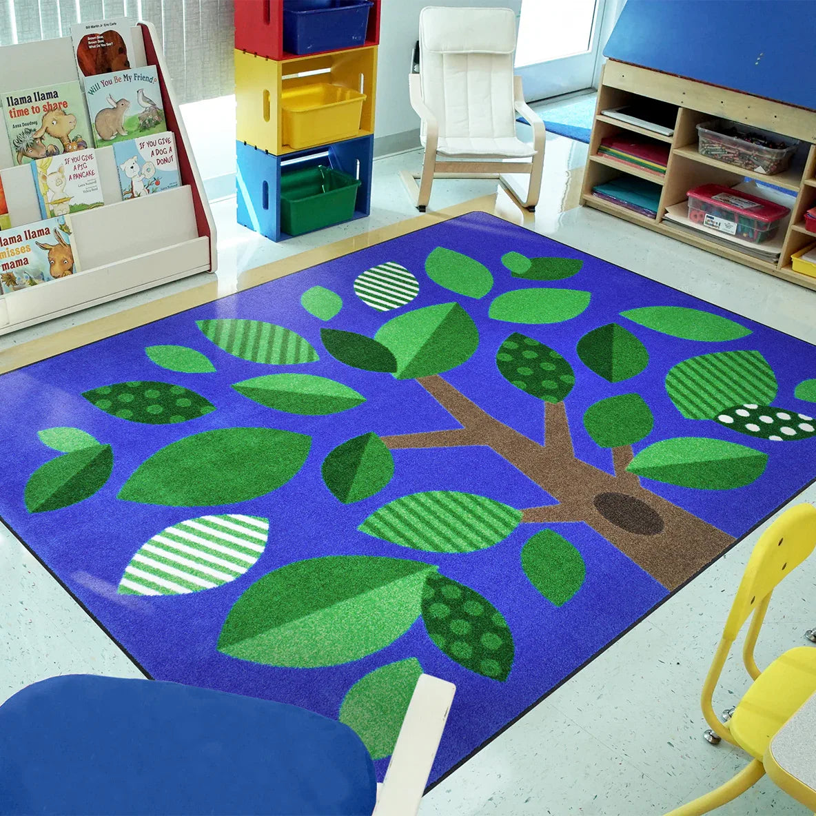 Shady Grove 7'8" x 10'9" area rug in color Multi