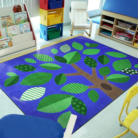 Shady Grove 7'8" x 10'9" area rug in color Multi
