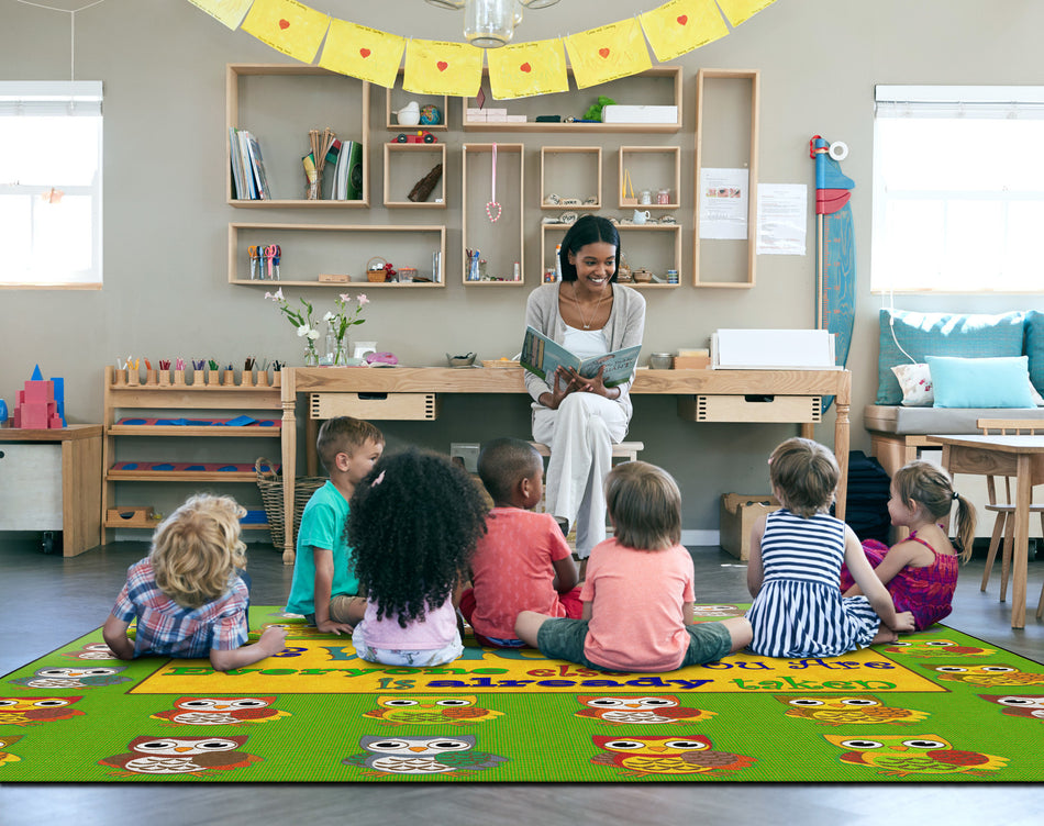 BE WHOOOO YOU ARE RECTANGLE CARPETS 7'6 x 12'