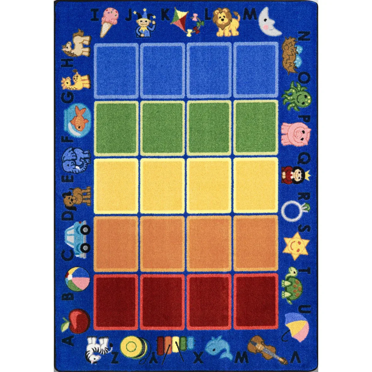 Smart Start 10'9" x 13'2" area rug in color Multi
