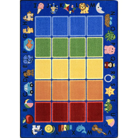 Smart Start 10'9" x 13'2" area rug in color Multi