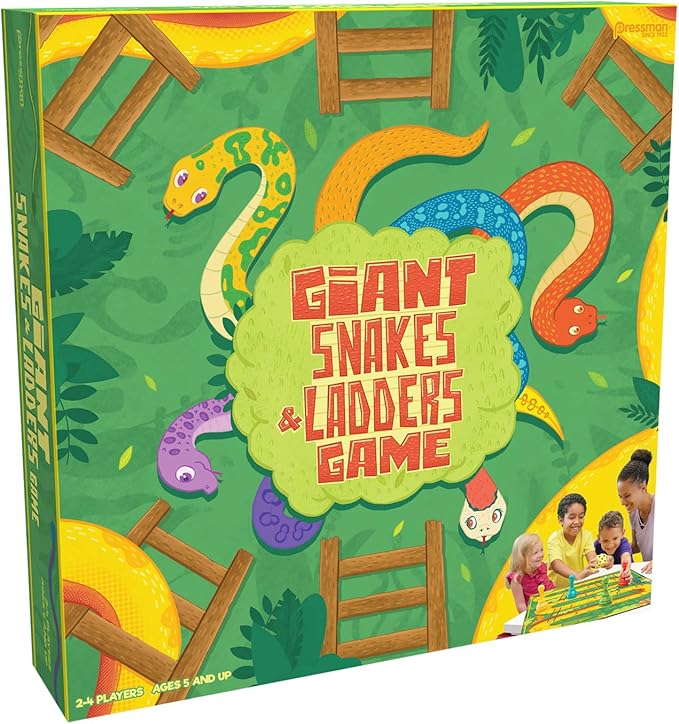 Pressman Giant Snakes & Ladders Game