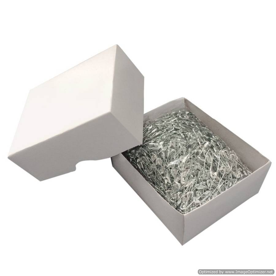 #2 Safety Pins 1-1/2" length Silver color - 10 gross (Package of 1440)