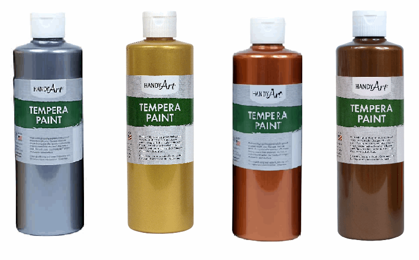 Handy Art® Metallic Tempera Paint, 16oz