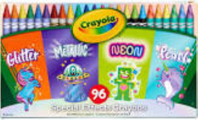 Crayola® Special Effects Crayons, 96 Colors (BIN52-3453)