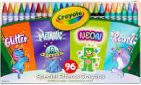 Crayola® Special Effects Crayons, 96 Colors (BIN52-3453)