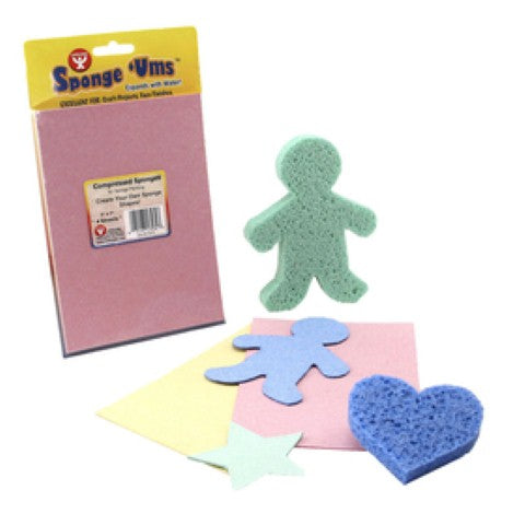 Hygloss Sponge ‘Ums People Shapes 4 sheets 6" People