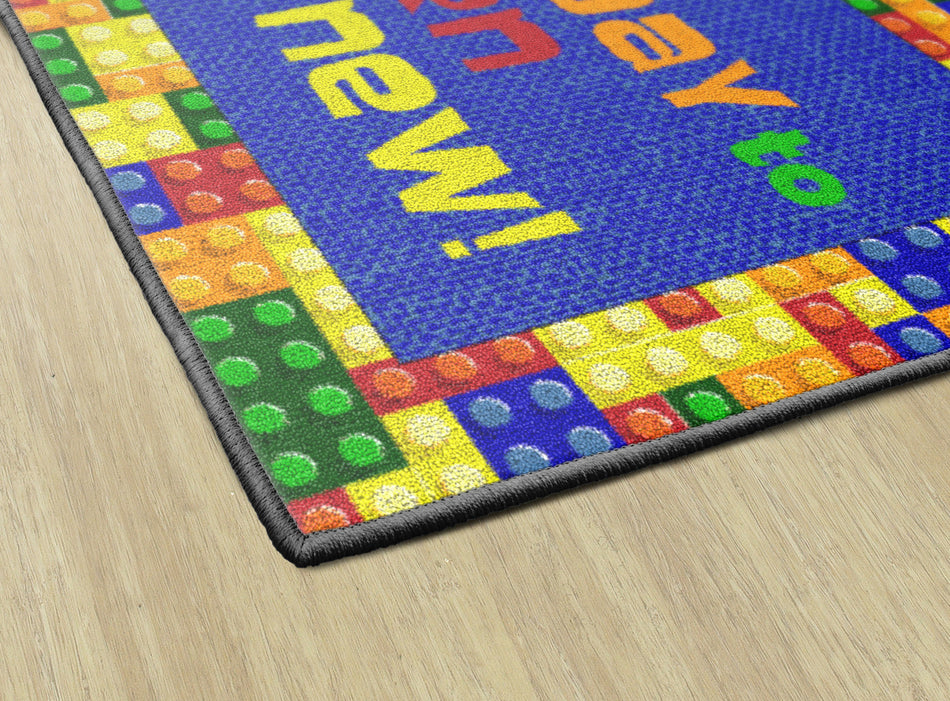 WELCOME MAT - GREAT DAY RECTANGLE CARPETS 2' x 3'