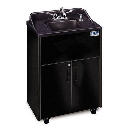 Children and Adults classroom Sink, Black, Cherry, Mahogany or Maple Cabinet With Stainless Steel Single Basin and White Counter top
