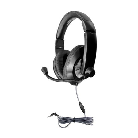 Smart-Trek™ Deluxe Stereo Headset with Volume Control and 3.5mm TRRS Plug WITH MICROPHONE