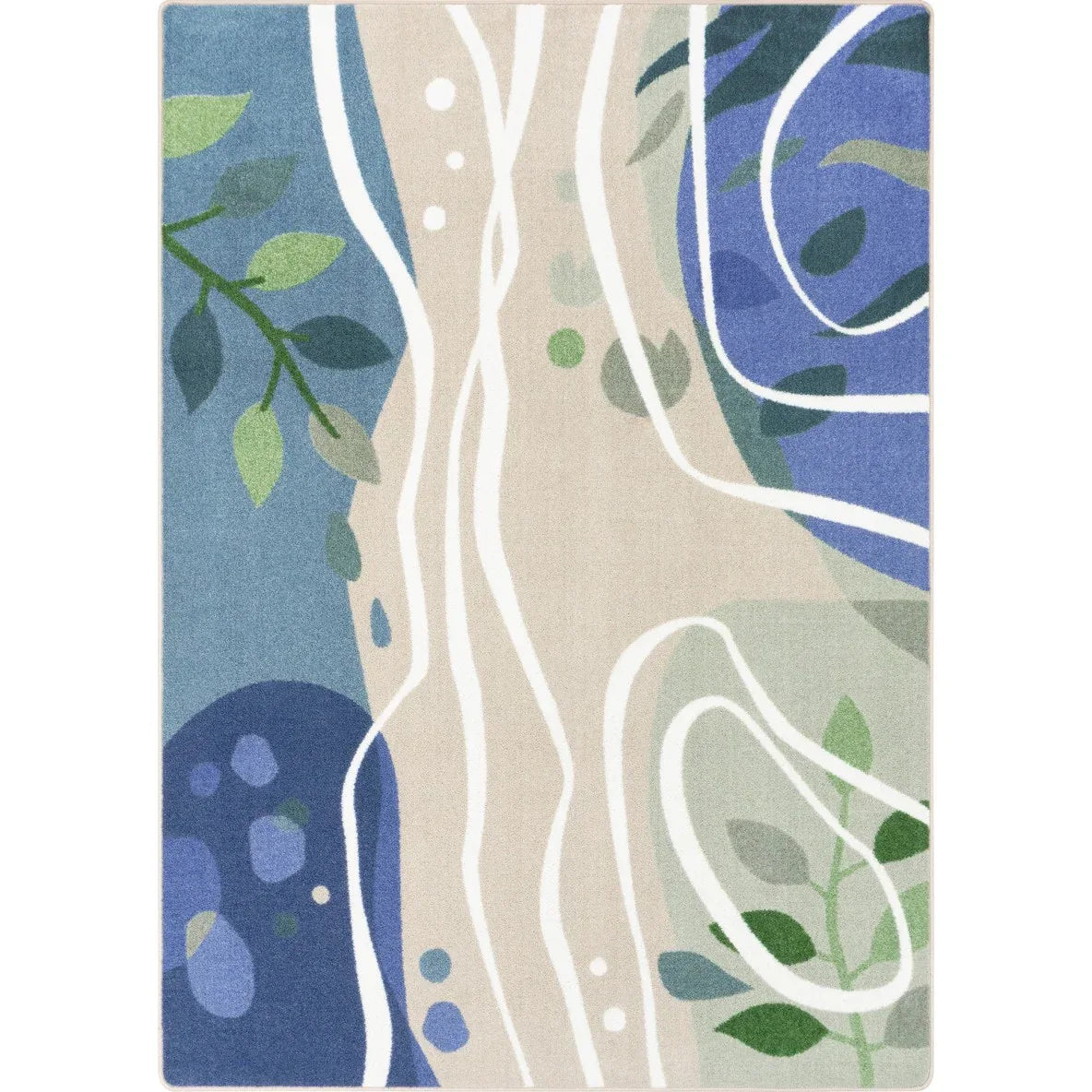 Still Waters 7'8" x 10'9" area rug in color Multi