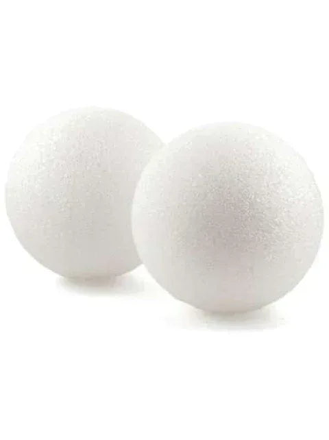 Styrofoam® Ball - 6" diameter White 6/Package