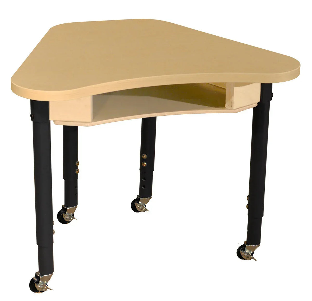 Synergy 24" x 30" High Pressure Laminate Deep Desk with Hardwood Legs- 14"