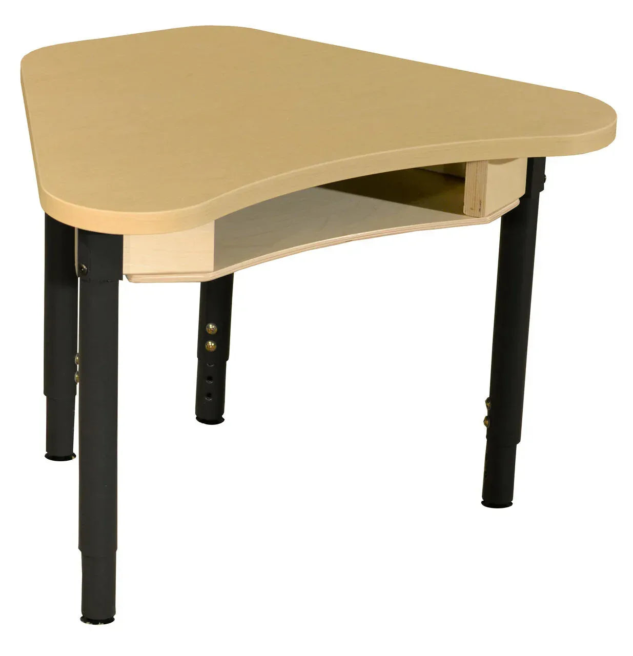 Synergy 24" x 30" High Pressure Laminate Deep Desk with Hardwood Legs- 14"