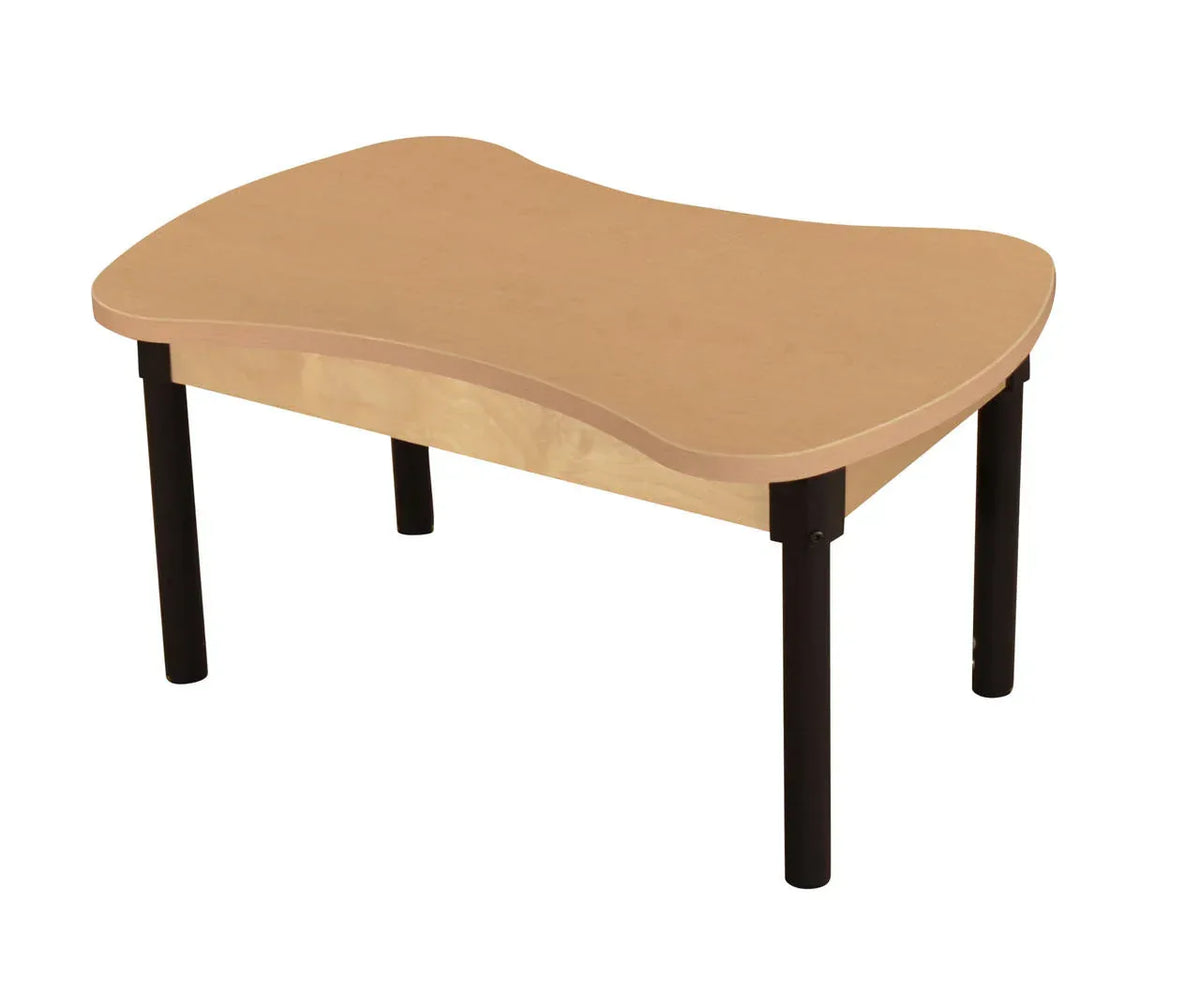 Synergy Junction 24" x 36" High Pressure Laminate Table with Hardwood Legs- 14"