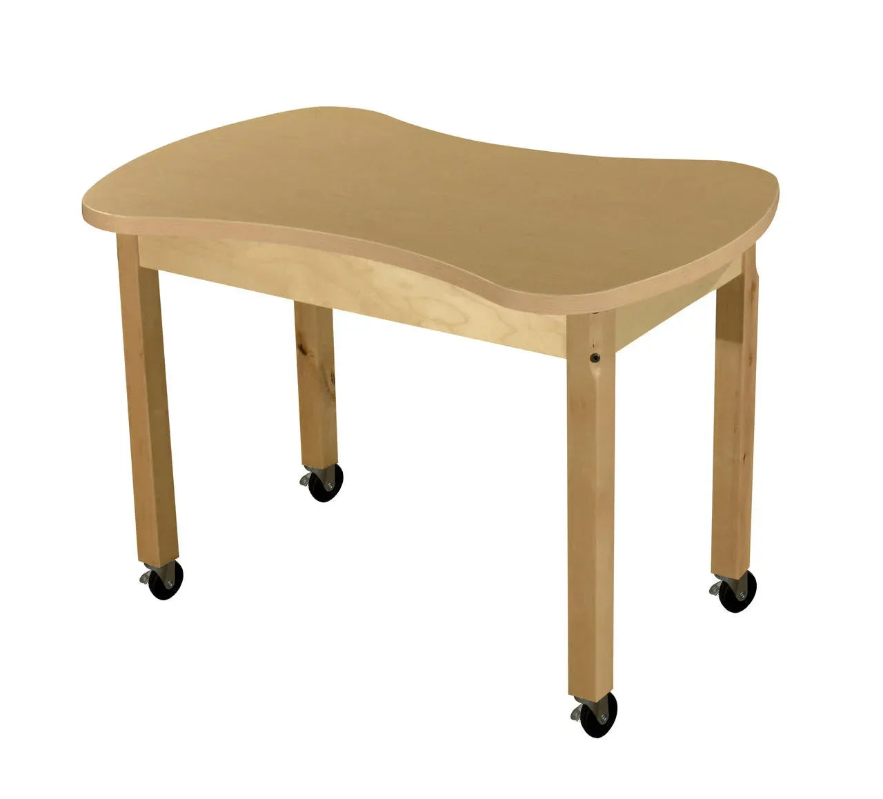 Synergy Junction 24" x 36" High Pressure Laminate Table with Hardwood Legs- 14"