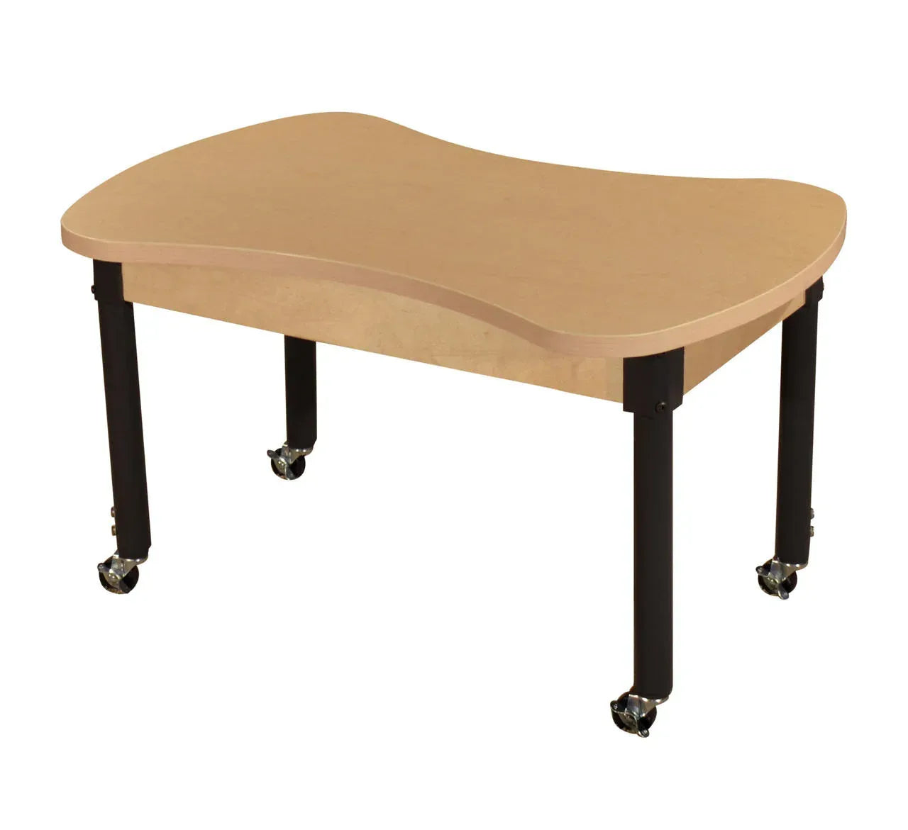 Synergy Junction 24" x 36" High Pressure Laminate Table with Hardwood Legs- 14"