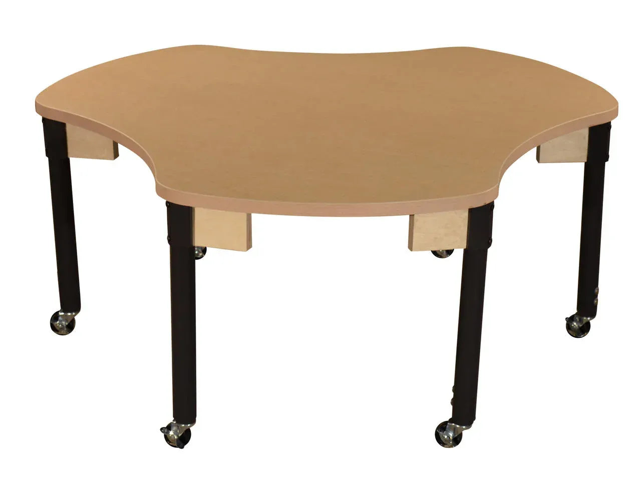 Synergy Union 44" x 48" High Pressure Laminate Group Table with Hardwood Legs- 14"