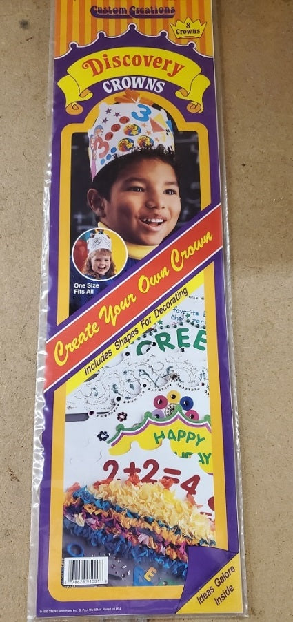 CREATE YOUR OWN CROWNS DISCOVERY / 8 PER PACK