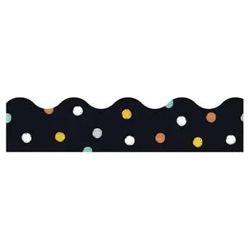 Trend Enterprises I ♥ Metal™ Dots on Black Terrific Trimmers® Terrific Trimmers (T-92676)