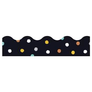 Trend Enterprises I ♥ Metal™ Dots on Black Terrific Trimmers® Terrific Trimmers (T-92676)