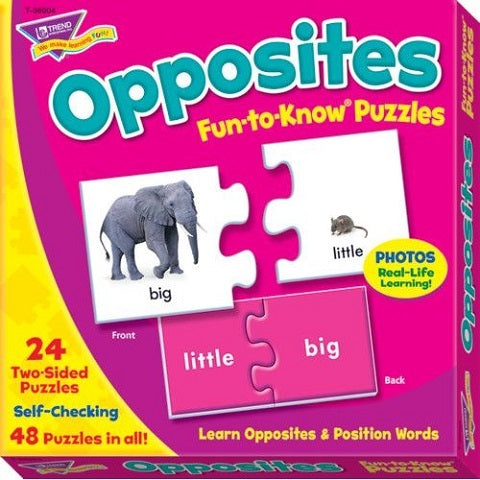 Fun-to-Know Puzzles, Opposites, T-36004