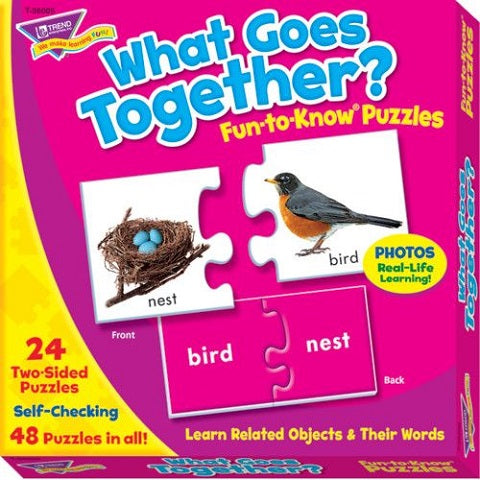 Fun-to-Know Puzzles, What Goes Together, T-36005