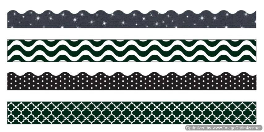 Trend Enterprises Black & White Terrific Trimmers Variety Pack (T-90827)