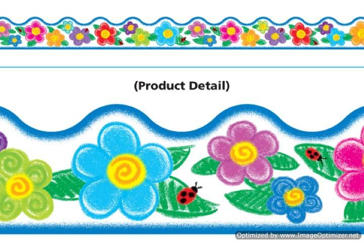 Trend Enterprises Crayon Flowers Terrific Trimmers (T-92146)