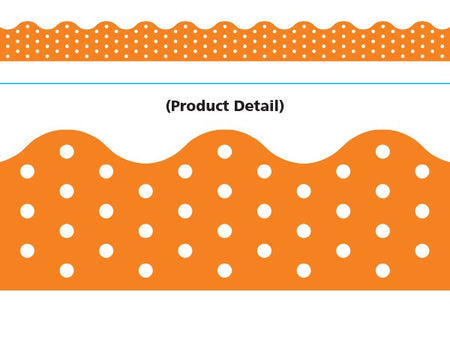 Trend Enterprises Polka Dots Orange Terrific Trimmers (T-92662)