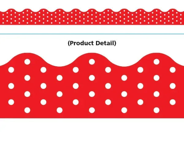 Trend Enterprises Polka Dots Red Terrific Trimmers (T-92663)