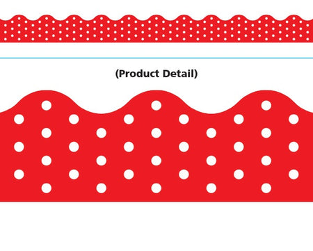 Trend Enterprises Polka Dots Red Terrific Trimmers (T-92663)