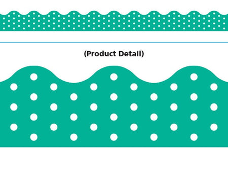 Trend Enterprises Polka Dots Teal Terrific Trimmers (T-92665)