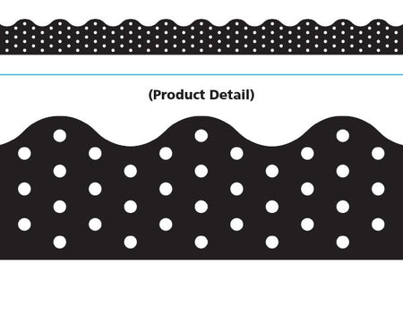 Trend Enterprises Polka Dots Black Terrific Trimmers (T-92671)