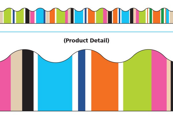 Trend Enterprises Stripe-tacular Party Time Terrific Trimmers (T-92823)
