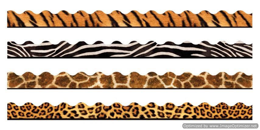 Trend Enterprises Animal Prints Terrific Trimmers Variety Pack (T-92917)