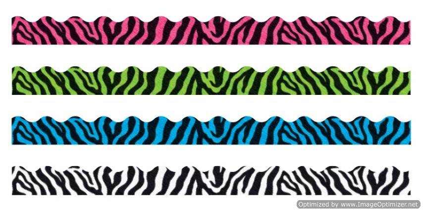 Trend Enterprises Zebra Stripes Terrific Trimmers Variety Pack (T-92927)