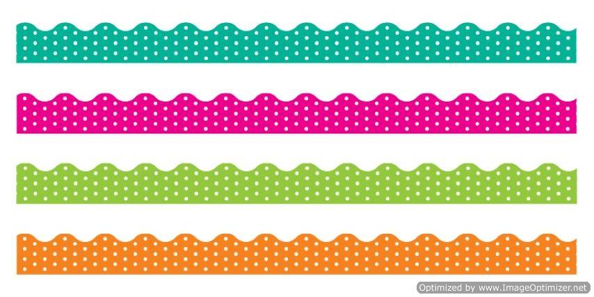 Trend Enterprises Polka Dots Terrific Trimmers Variety Pack (T-92932)