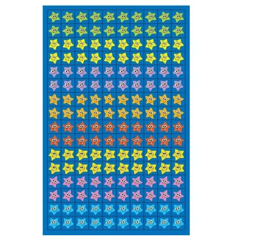 SMILEY STARS CHART STICKER, TE-PCSE30