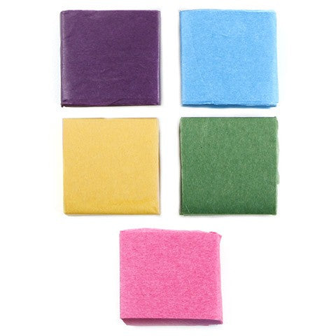 Mini Bright Tissue Paper Squares, 1 1/2" Bulk 5000 Pc. (PS521)