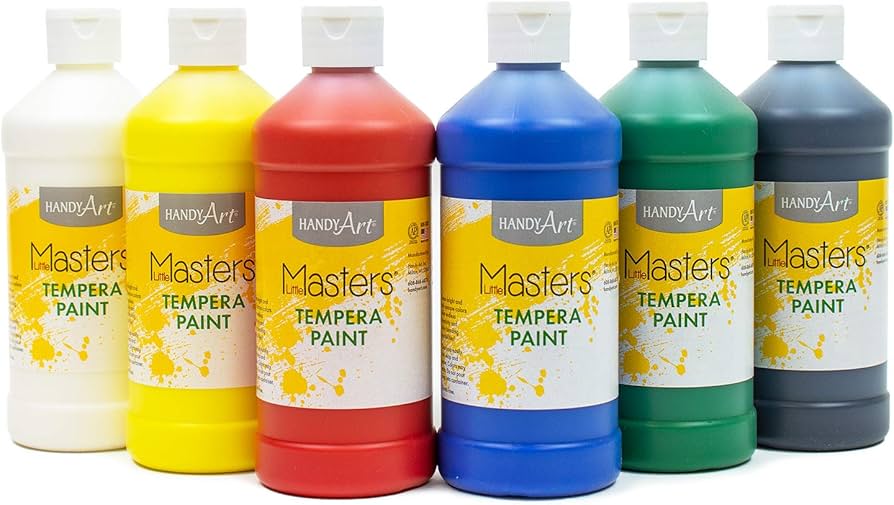 Handy Art 16 oz. Little Masters Tempera Paint (HAN2017) Multi set of 10