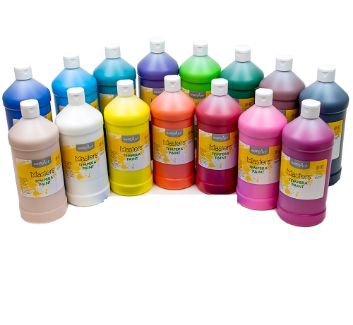 Handy Art 32 oz. Little Masters Tempera Paint Multi set of 10
