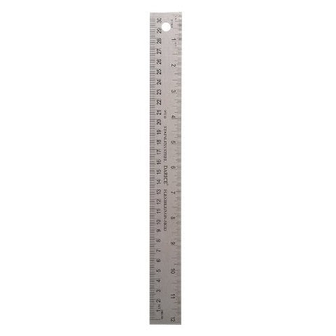 Flexible Stainless Steel Ruler - 12" Length