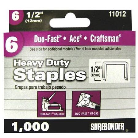 Surebonder Heavy Duty Crown Staples Fits Surebonder 5650