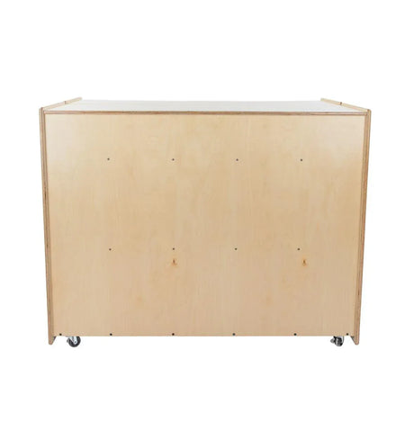 Tray and Shelf Folding Storage with (25) Brown Trays