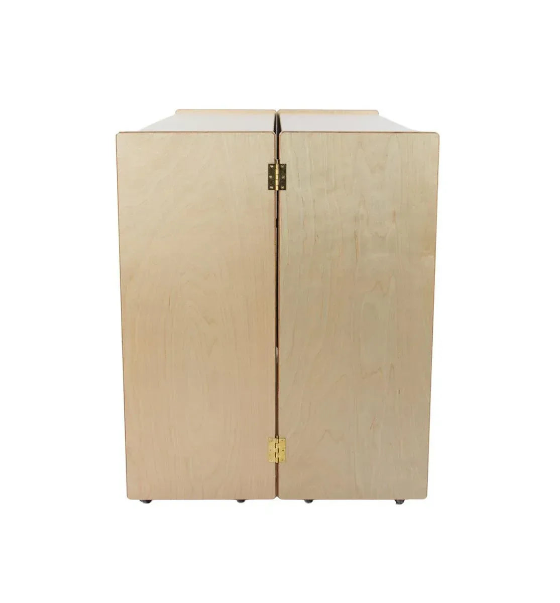 Tray and Shelf Folding Storage with (25) Brown Trays