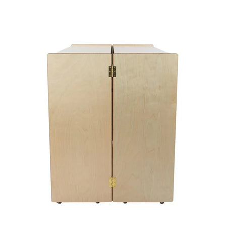 Tray and Shelf Folding Storage with (25) Brown Trays