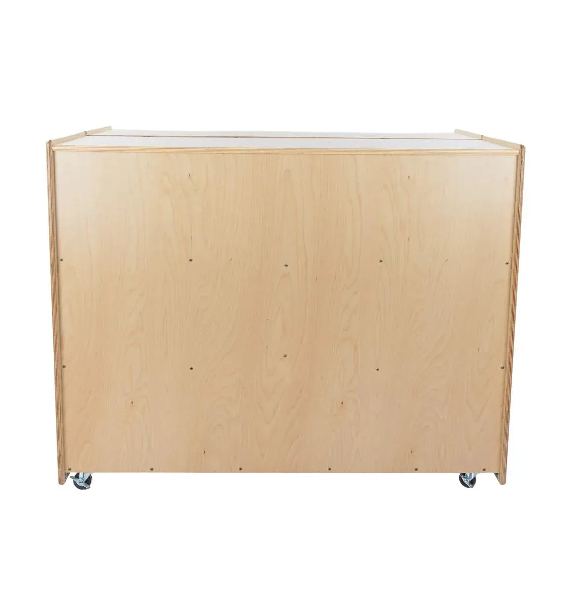Tray and Shelf Folding Storage with (25) Brown Trays
